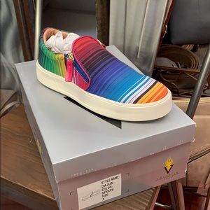 Serape tennis shoe